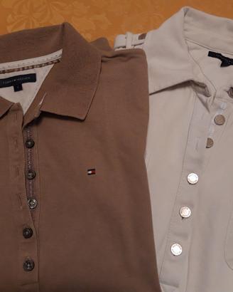 2 t-shirt polo - TOMMY HILFIGER - Tg S ORIGINALI