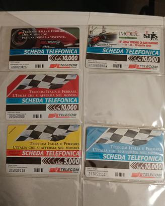 Schede telefonica Ferrari 