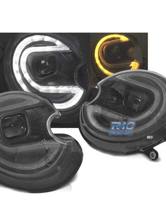 FARI XENON MINI COOPER 06-14 LED NERO