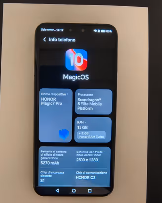 HONOR MAGIC 7 PRO DA 12+ 512 GB PARI AL NUOVO