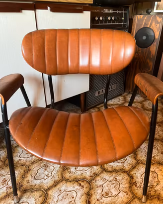 Poltrone vintage Gastone  Rinaldi anni ‘50 Rima