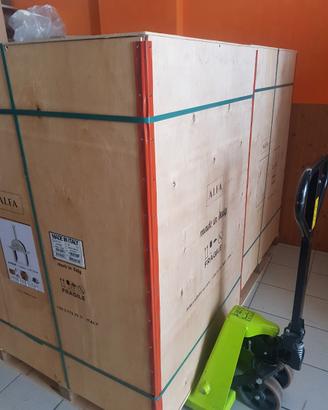 Forno alfa refrattario inox legna 4 pizze giardino