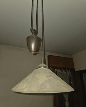 lampadario a sospensione con puleggia 