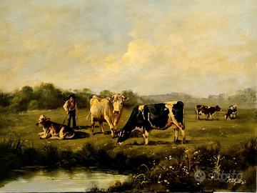 Quadro a olio su tela 