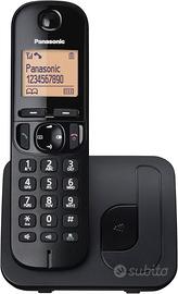 Cordless Panasonic KX-TGC210 Telefono DECT Nero