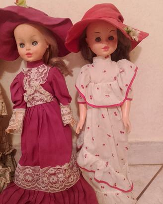 lotto bambole 47 cm anni 60 vintage 