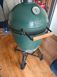 Big Green Egg L - Come nuovo con Carrello