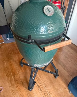 Big Green Egg L - Come nuovo con Carrello