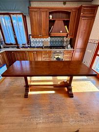 Tavolo in legno massello 200×70 – 6/8 posti