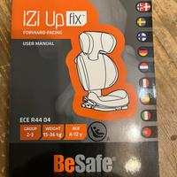 Besafe seggiolino 4/12 anni IZi up fix x3 IsoFix