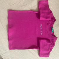 maglietta benetton brillantini 12 mesi