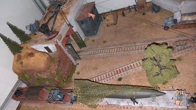 Plastico diorama WWII