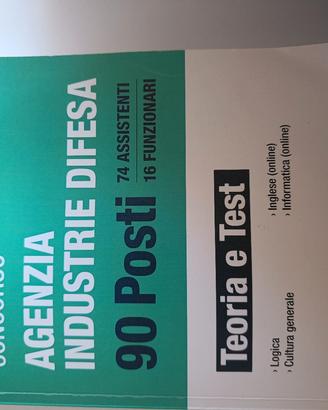 Libro per concorso agenzia industrie difesa