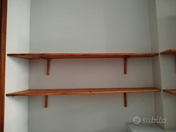 mensole in legno da muro