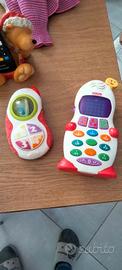 due telefoni per bambini