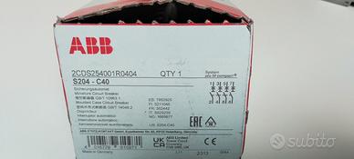 Interruttore Magnetot. ABB S204 C40