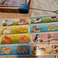 Puzzle in Legno "La Mamma e i Cuccioli" - Ravensbu