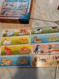 Puzzle in Legno "La Mamma e i Cuccioli" - Ravensbu