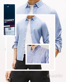 Tommy Jeans camicia slim stretch oxford