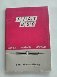 FIAT 850 Betriebsanleitung Handbuch 1971