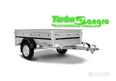 Rimorchio Ellebi con ruote esterne senza freni