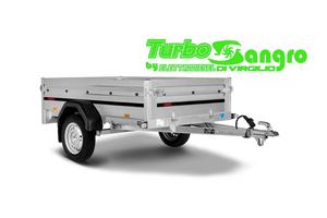 Rimorchio Ellebi con ruote esterne senza freni