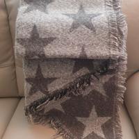 Sciarpa double face in alpaca e viscosa