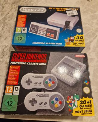 Nintendo e Super Nintendo Classic Mini