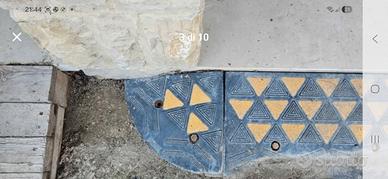 Rampa in gomma scalino garage