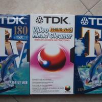 Videocassetta TDK 180 min/Puliscitestine