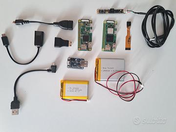 Blocco vari modelli Raspberry + moduli fotocamera