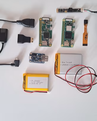 Blocco vari modelli Raspberry + moduli fotocamera