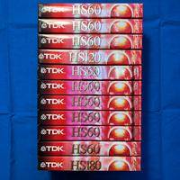 Lotto di 11 Cassette VHS nuove sigillate vergini