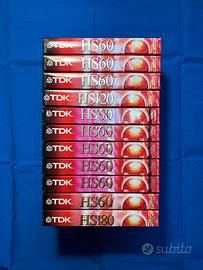 Lotto di 11 Cassette VHS nuove sigillate vergini
