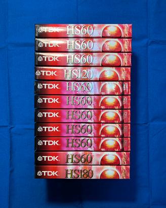 Lotto di 11 Cassette VHS nuove sigillate vergini