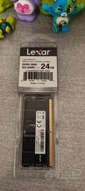 ram ddr5 5600 dimm 24 gb lexar 