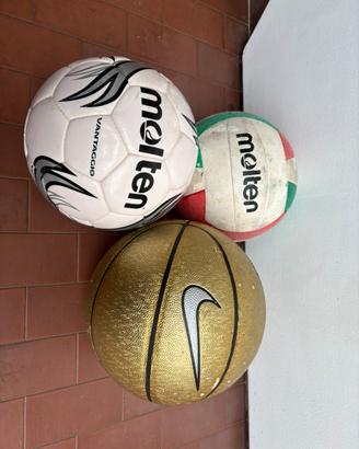 Palloni calcio, pallavolo, pallacanestro