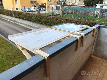 Due essicatori da balcone e da pavimento