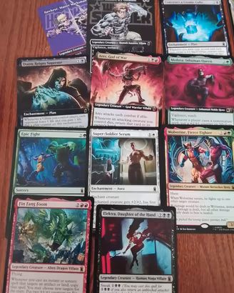 Lotto Marvel Magic the Gathering mtg 