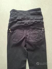 jeans legghins cotone elasticizzato