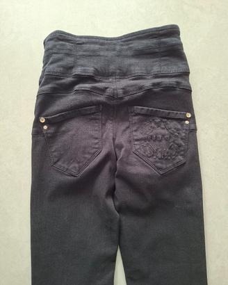 jeans legghins cotone elasticizzato