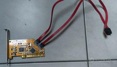 PCI controller SATA2 con 2 canali x RAID o NAS