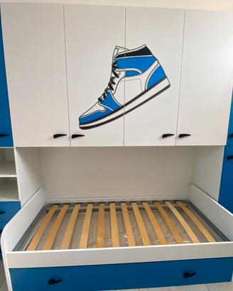 Cameretta a ponte modello nike