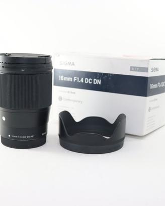 Sigma 16 mm. F/1.4 DC DN per Canon EOS M