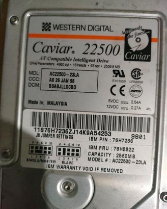 hard disk retro-pc