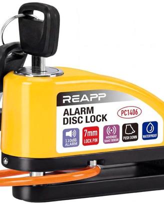 Bloccadisco Moto con Allarme 110 dB, Antifurto Mot