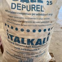 Sacco da 25kg di sale per addolcitore d acqua