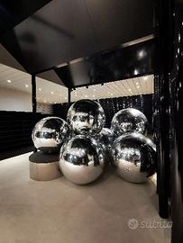 Mirror Balls | Palloni a specchio cm. 100 argento