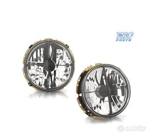 FARI VOLKSWAGEN VW GOLF MK1 74-83 CRUZ NERA FONDO 