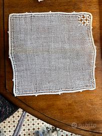 Fazzoletti Lino Vintage Fatto a Mano